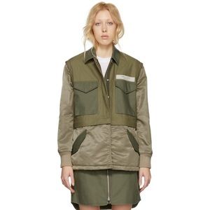 Rag & Bone Green Modular Field Jacket in L